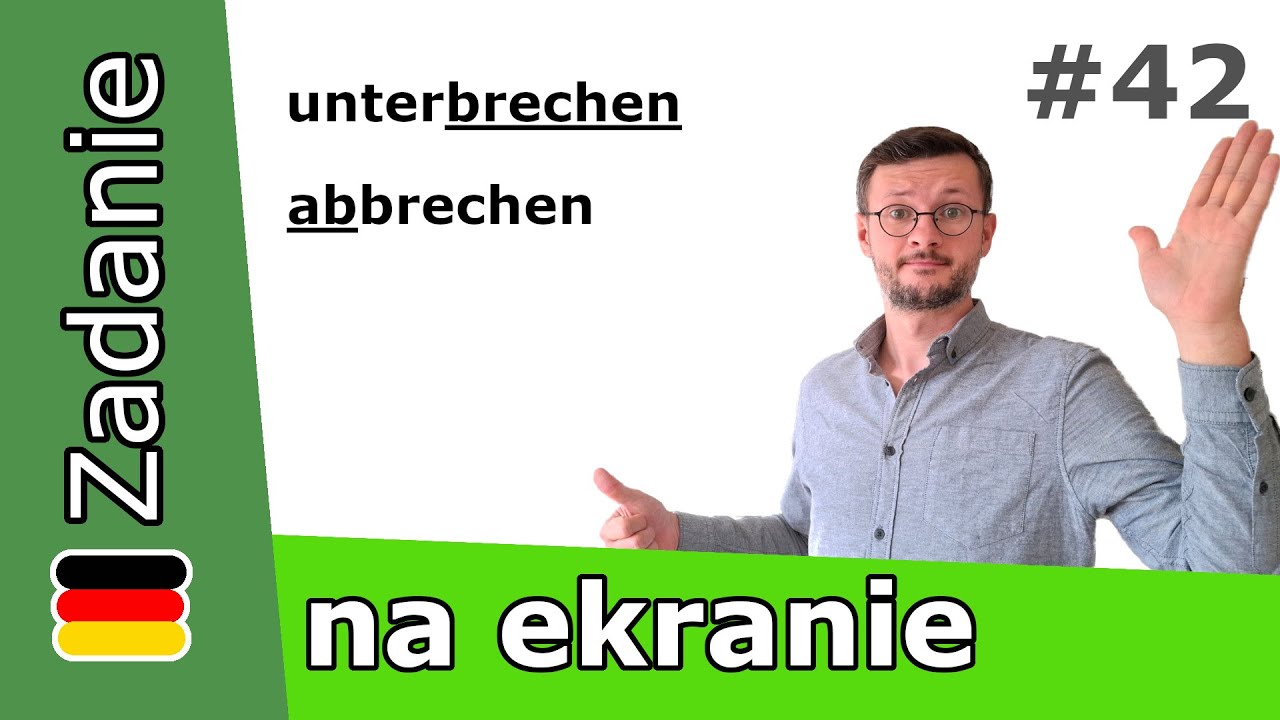 PRZERWAĆ (rozmowę, szkołę itd.) po niemiecku! Przydatne wyrażenia po niemiecku! Tłumaczenie zdań!