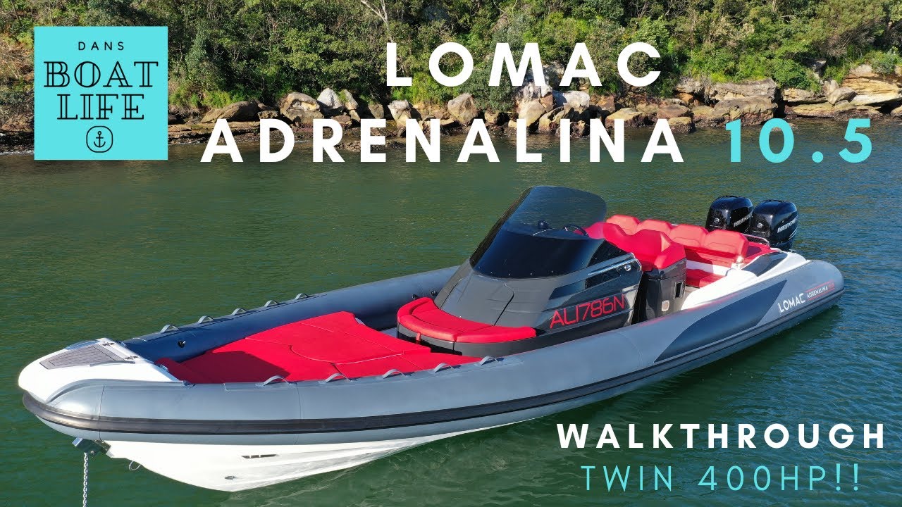 Lomac Adrenalina 10.5 - Maxi RIB Review of a 60kt Boat!