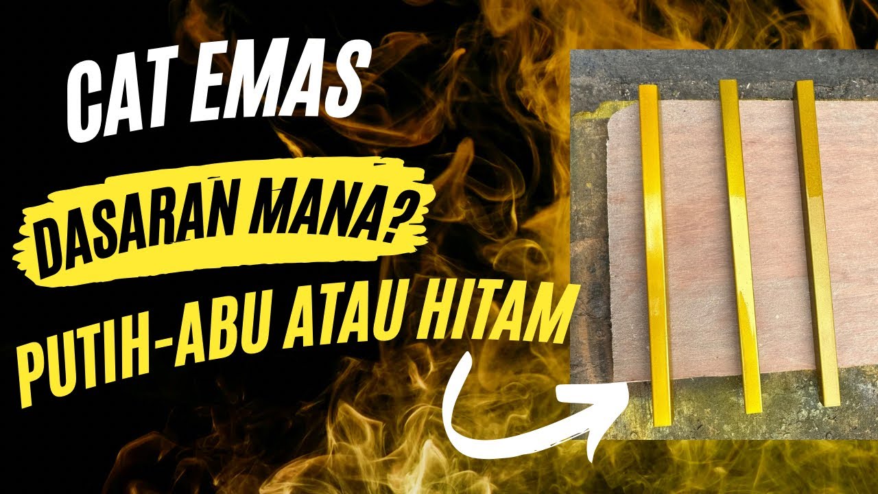 DIY CAT EMAS UNTUK BESI, CAT EMAS STAINLESS TEMBOK