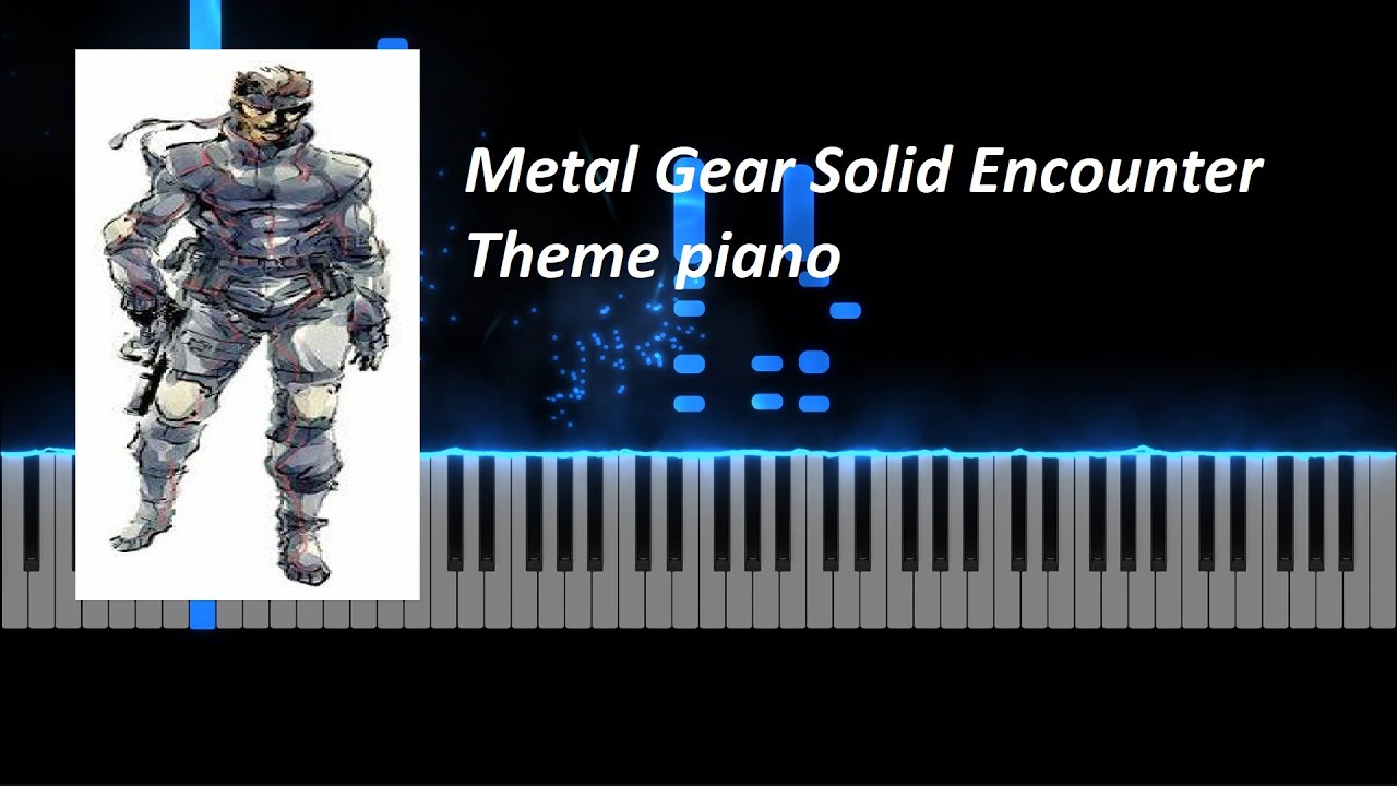 Metal Gear Solid Encounter Theme Piano