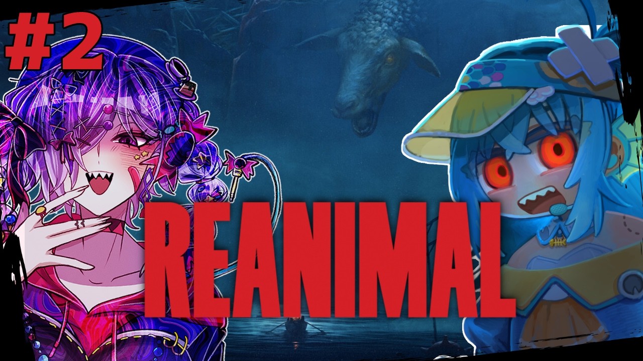 【REANIMAL】化け物だらけの島とともだちと #2 w/魚心えじき【#新人Vtuber / 虚梦アノ】