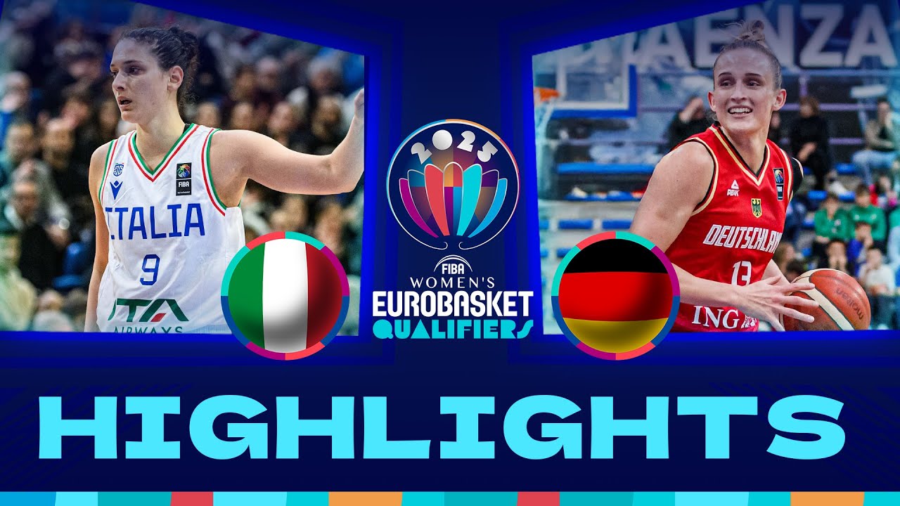 Italy v Germany | Full Game Highlights | FIBA #EuroBasketWomen 2025 Qualifiers