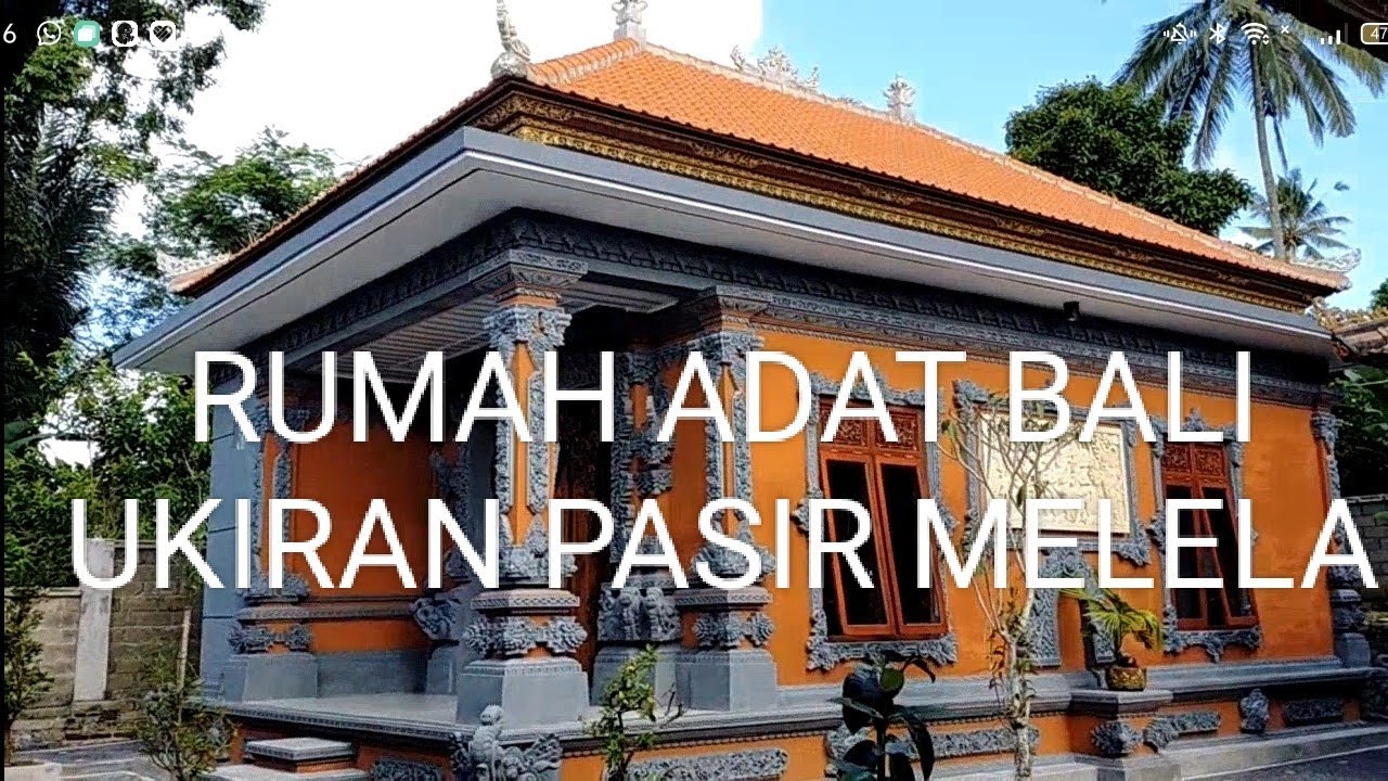 RUMAHKU ISTANAKU (3) : Rumah Adat Bali Ukiran Pasir Melela