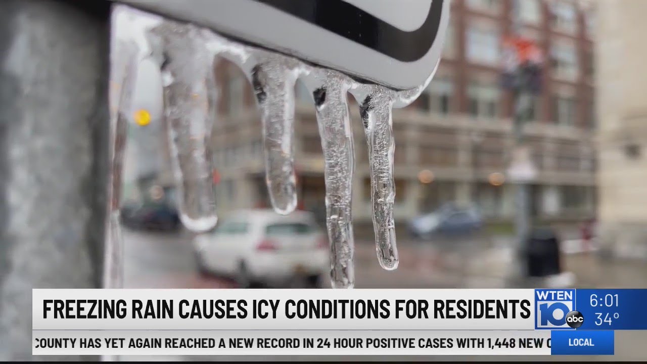 Freezing rain leads to icy conditions across the Capital Region
