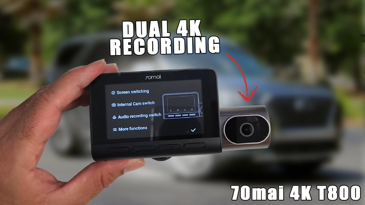 70mai Dash Cam 4K T800 Premium Set - Most Advanced Car Security