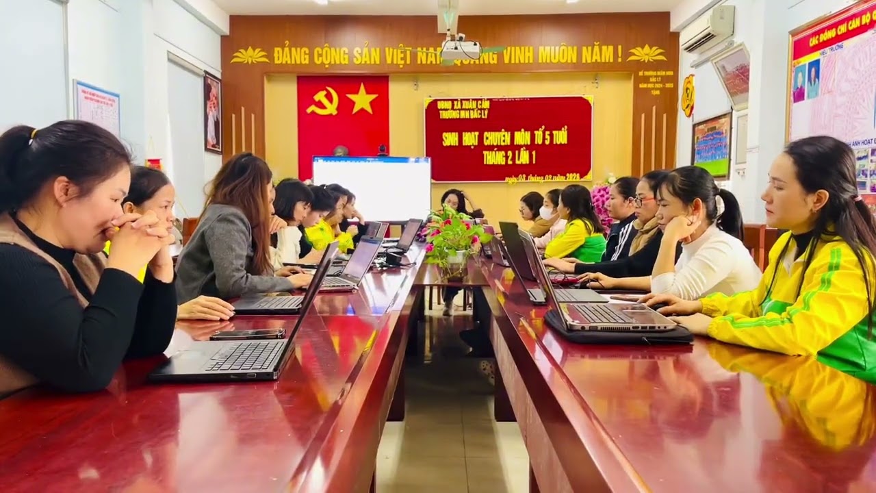 SINH HOẠT CHUYÊN MÔN TỔ 5 TUỔI THÁNG 2 LẦN 1