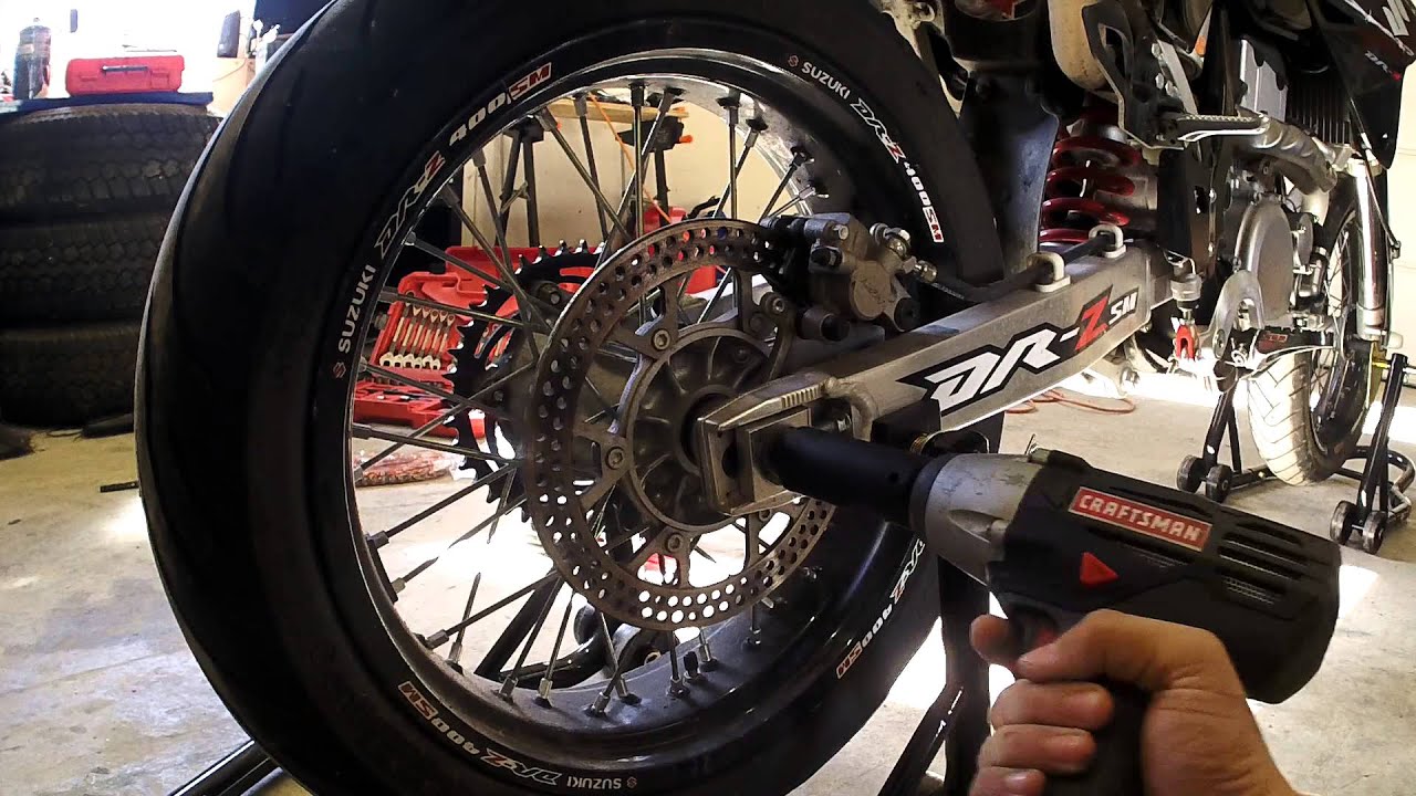 Fix It Friday: How to Change the Chain and Sprockets on Your Motorcycle (DRZ400SM)