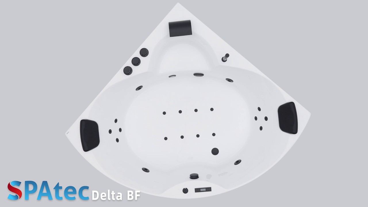 Whirlpool-Badewanne  Spatec Delta BF