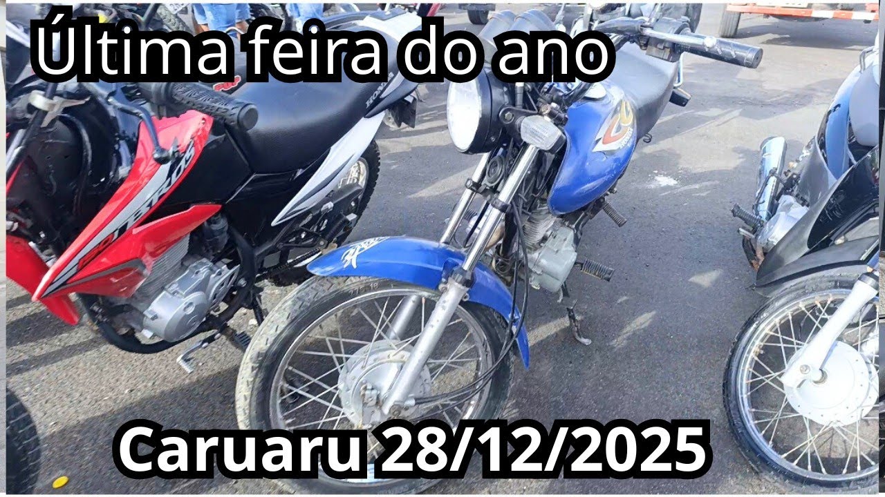 Feira de motos em Caruaru pe 28/12/2025