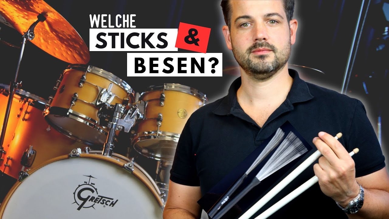 Tipps zum Auswählen von Drumsticks und Besen!