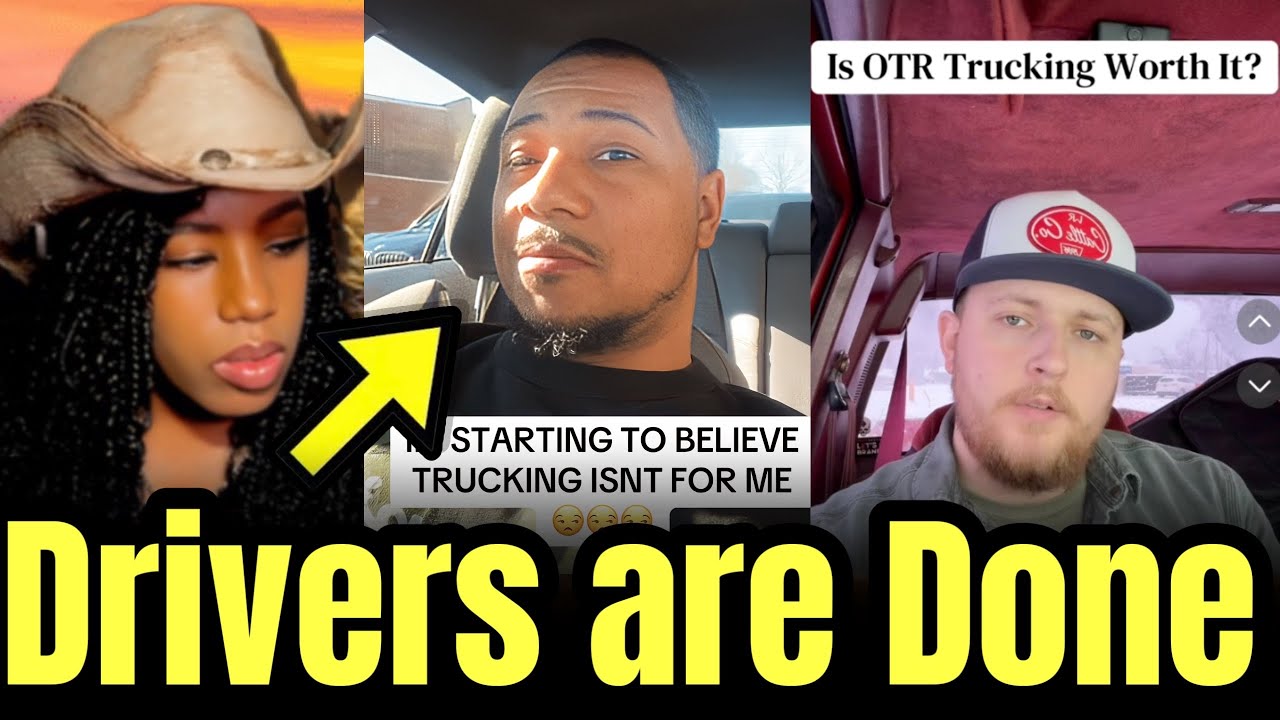 Truck Drivers Are Quitting  — And It's About To Get Worse
