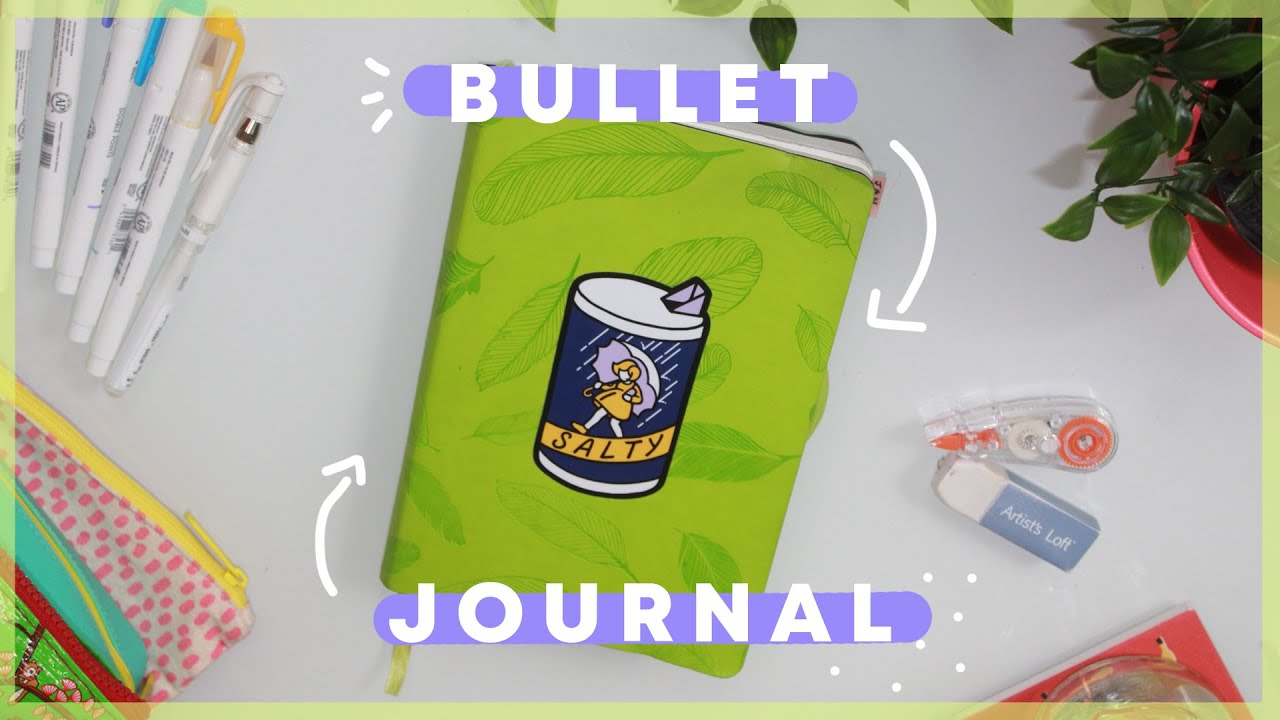 my 2020 bullet journal set up (simple + minimal) 📓