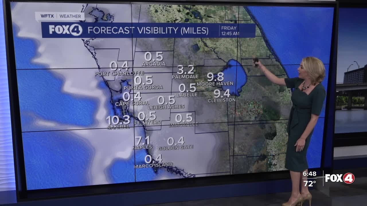 Dense fog to develop tonight, linger through the morning