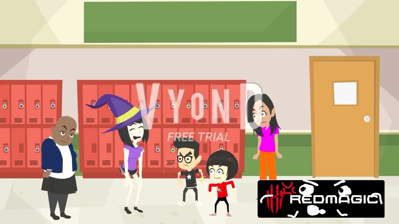 Yukari shaves her teacher's hair off and gets grounded