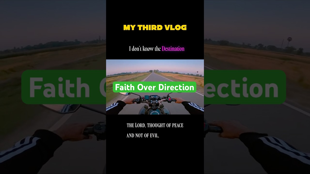 Faith over Direction #jesus #faith #gospel #god #bible #motovlog #viral #trending #shorts #rider
