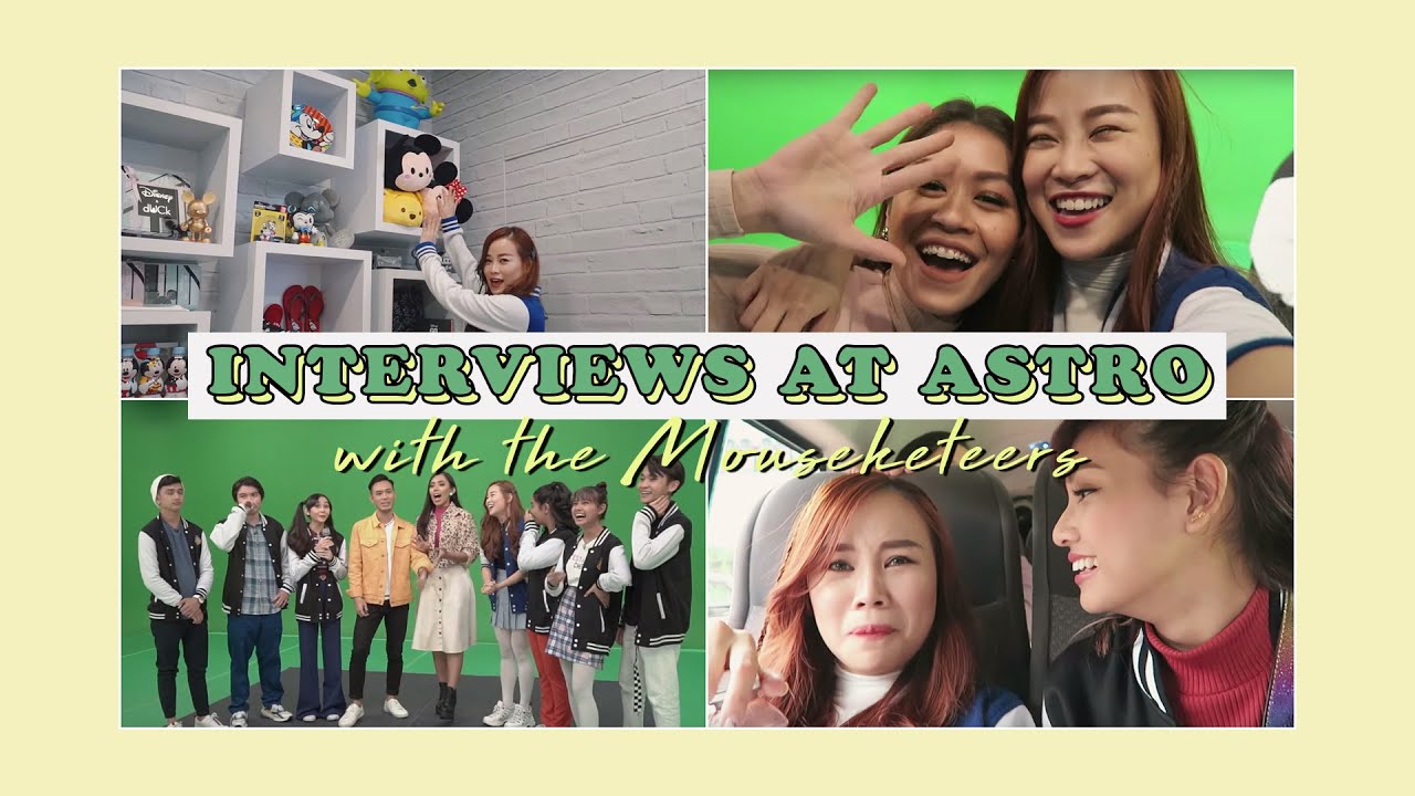 INTERVIEWS AT ASTRO WITH THE MOUSEKETEERS