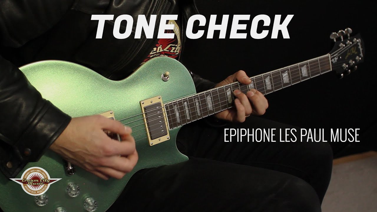 TONE CHECK: Epiphone Les Paul Muse Electric Guitar Demo | No Talking