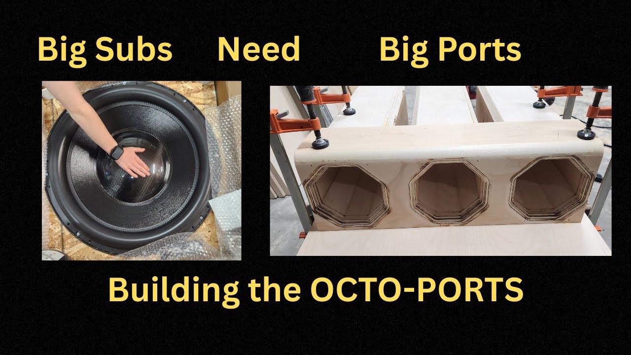You guys asked for it.  24 inch subwoofer Build Part 1.  Building the Ports