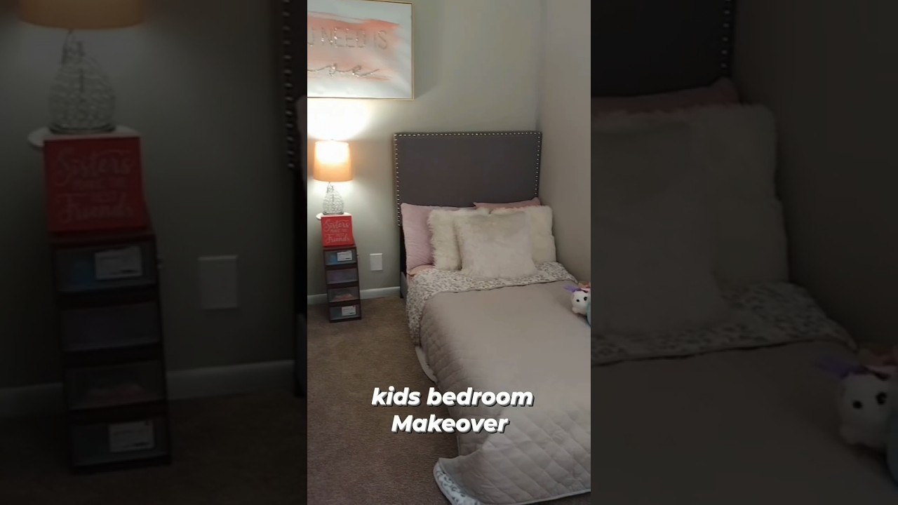 Pinterest style Kids Bedroom Makeover