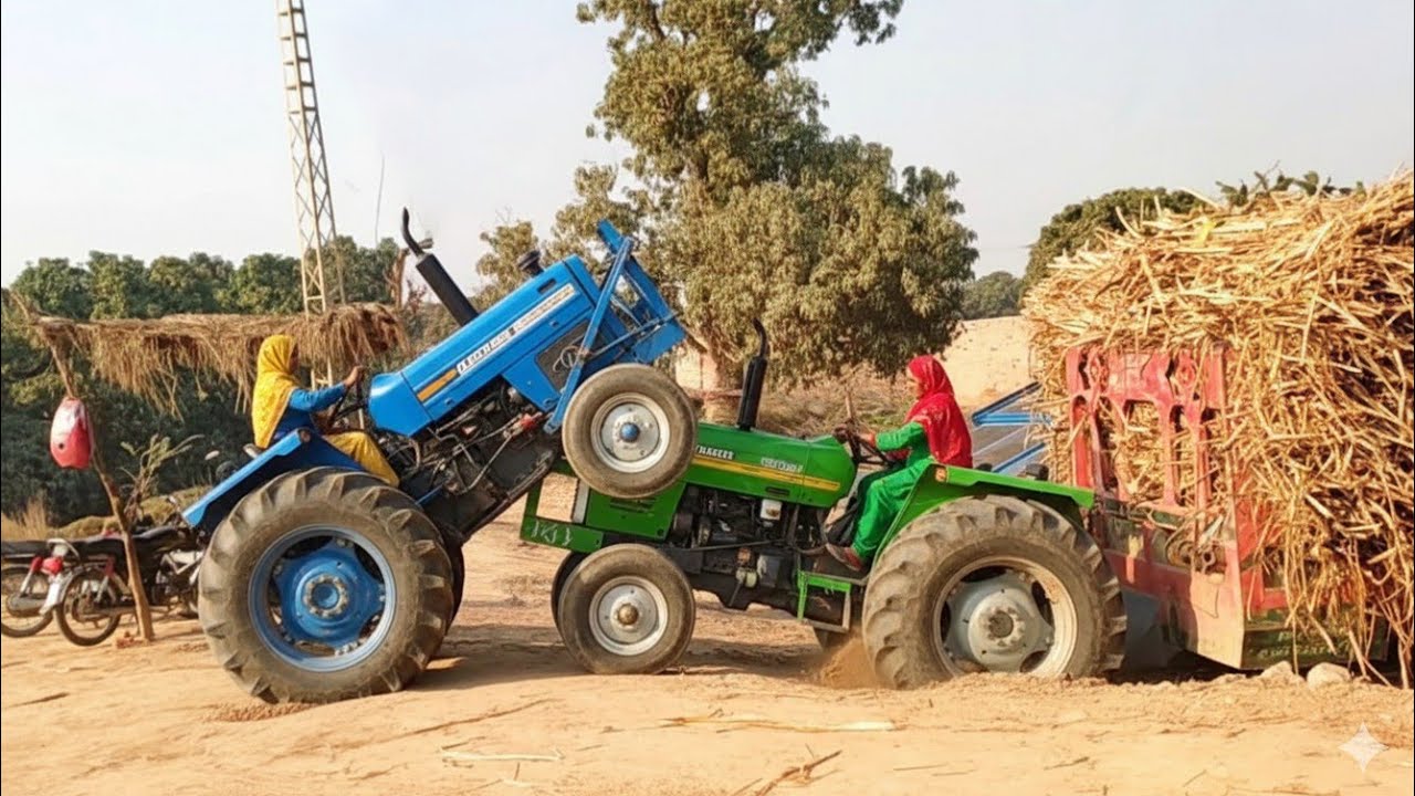 alghazi tractor trolley gana load | mf 385 tractor fails