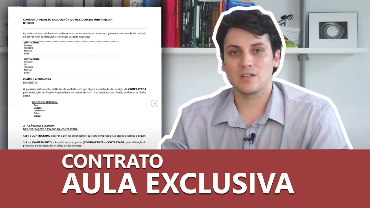 COMO FAZER UM CONTRATO PARA PROJETO DE CASA?