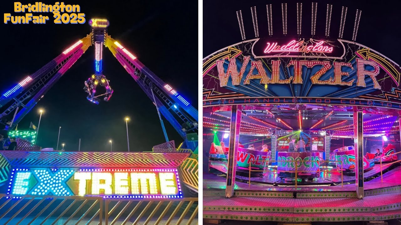 Bridlington FunFair 2025! Обязательно стоит посетить!