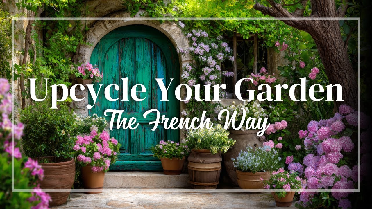 Upcycling French Garden Charm: Repurposing Old Elements for a Timeless Look