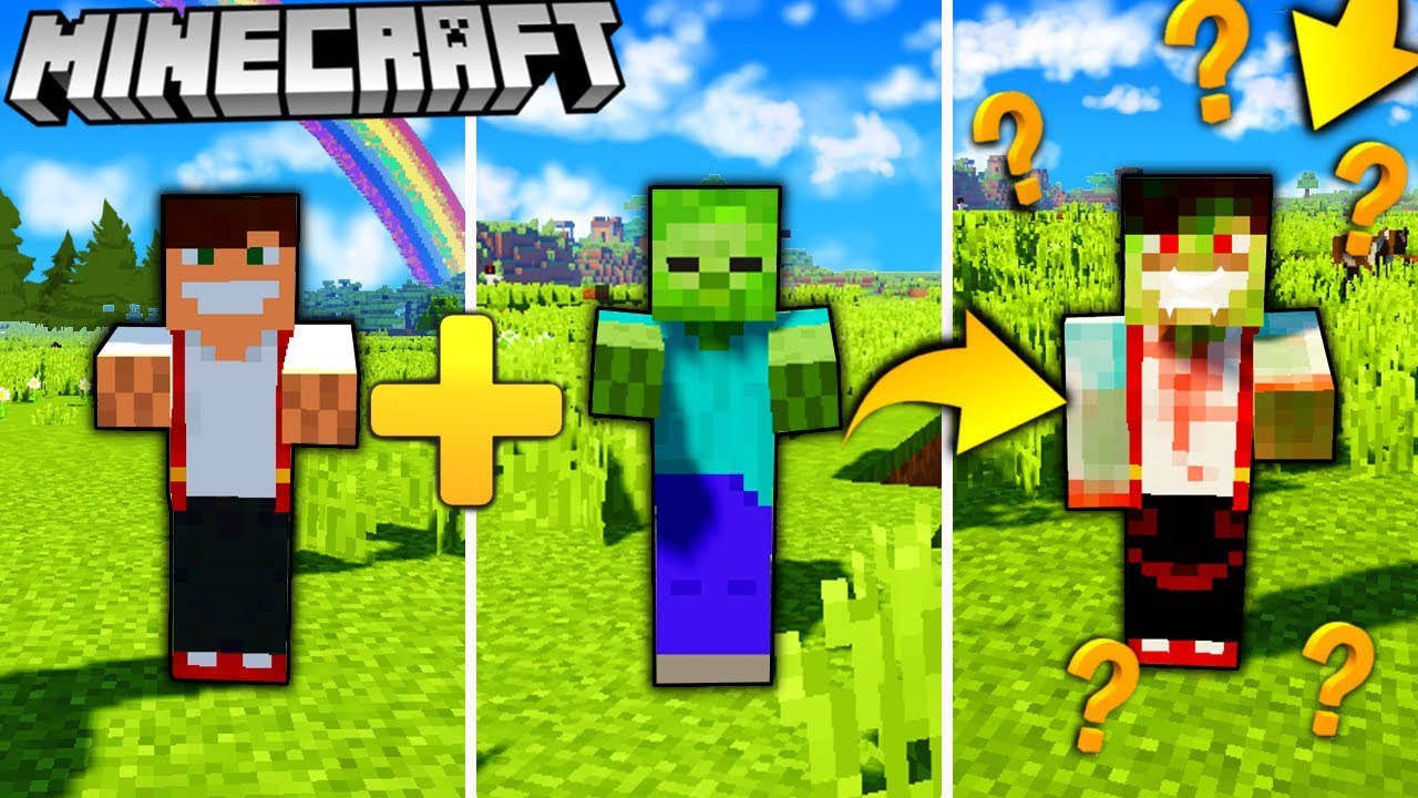 GPLAY + ZOMBIE = ??? | ŻYCIE MUTANTA MOBÓW W MINECRAFT !  BAZA CHALLENGE MATRUNER