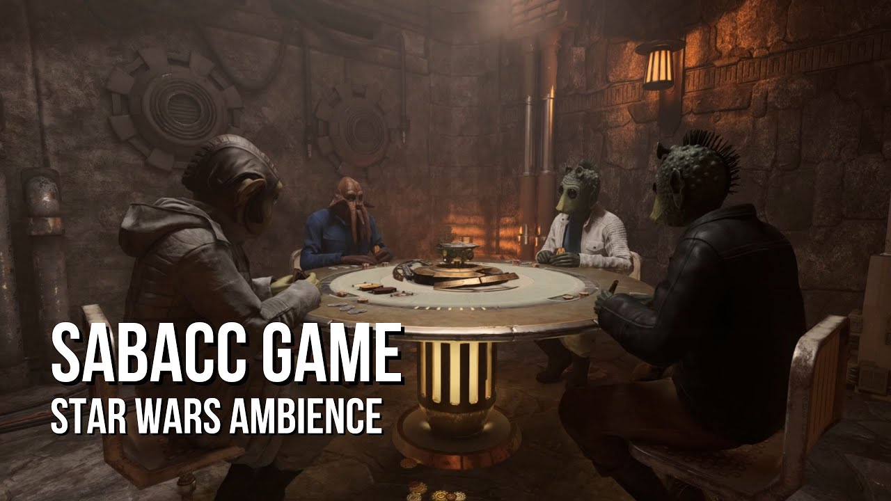Sabacc Game | Star Wars Outlaws Ambience | Game Sounds, Alien Chatter, Music