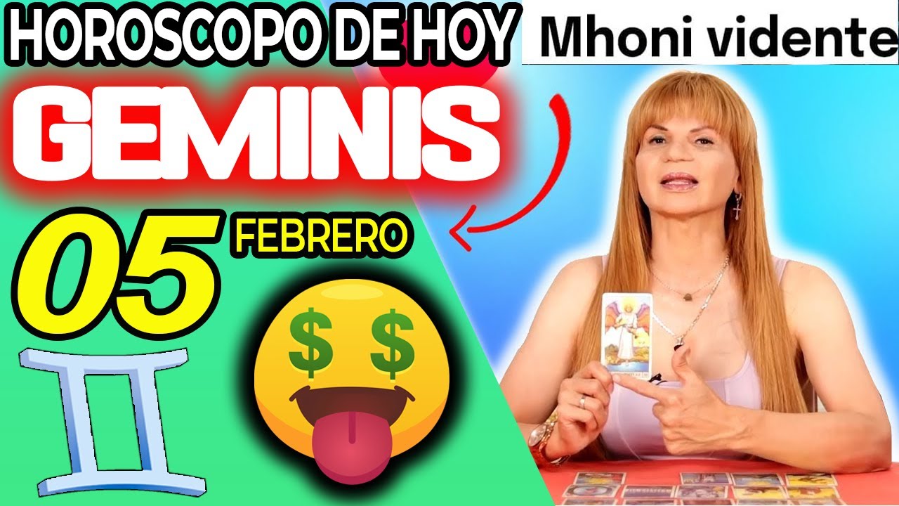 GÉMINIS ♊🤑VAS A SER RICO🤑💵 Horóscopo De Hoy 5 De Febrero 2026 | Mhoni Vidente