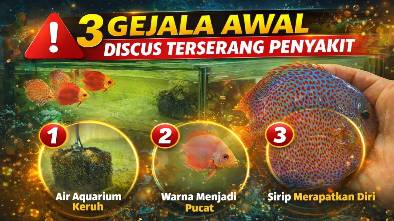 Awass..Inilah 3 Gejala Awal Discus Akan Sakit