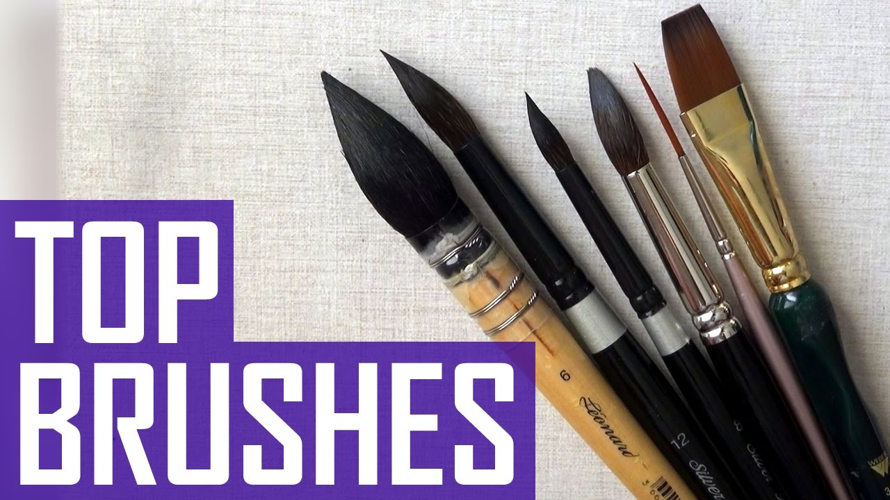 My Best Watercolor Brushes | A Year Into Watercolor