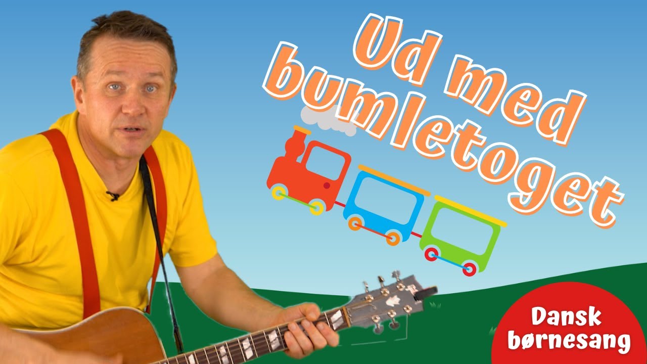 Ud med bumletoget | Børnesang | Fagter | Michael Back