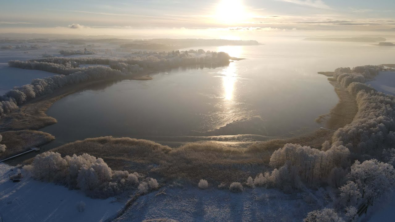 Węgorzewo i okolice 29.11.2023  I  Mazury 4K