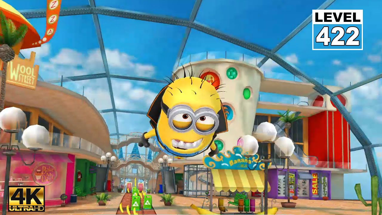 Despicable Me Minion Rush Vampire Minion run 13K meters at The Mall | Ep.272 Lv.422 | UHD 4K