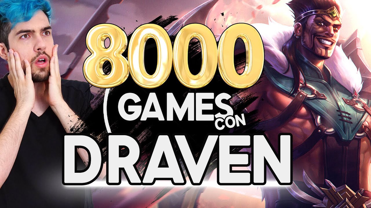 8000 PARTITE CON DRAVEN! Draven OTP Analizzato! Varie Build e Rune