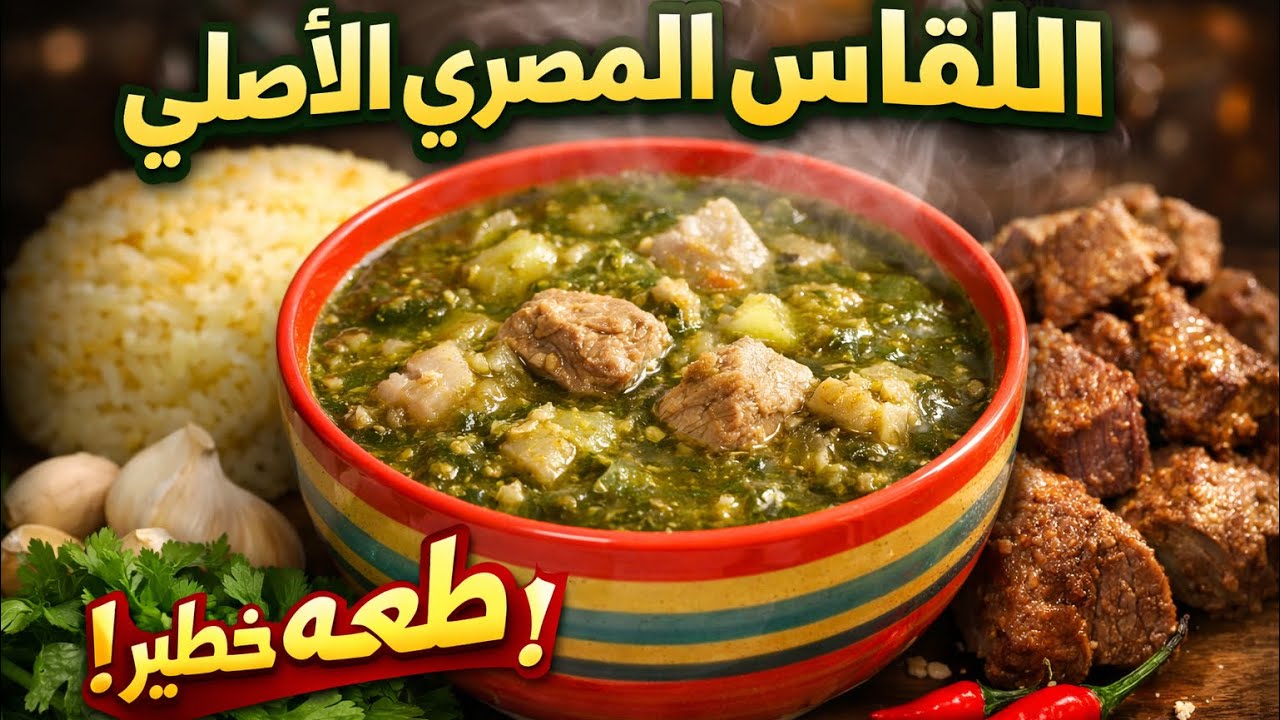 تجربتي: القلقاس المصري بلحمة من كوسكو 🍲 | أسرار طعم ولا أروع