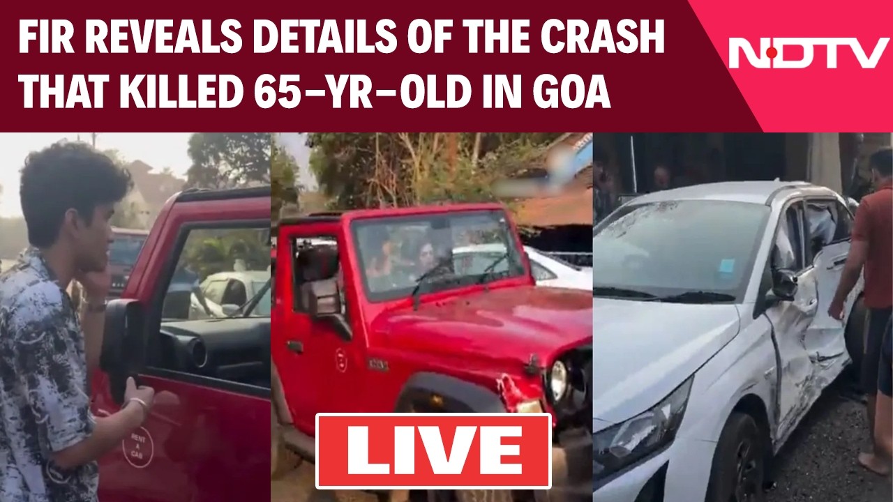 Goa Thar Accident | Goa Accident FIR Details | Speeding Thar Kills 65-Yr-Old | Goa Thar Crash