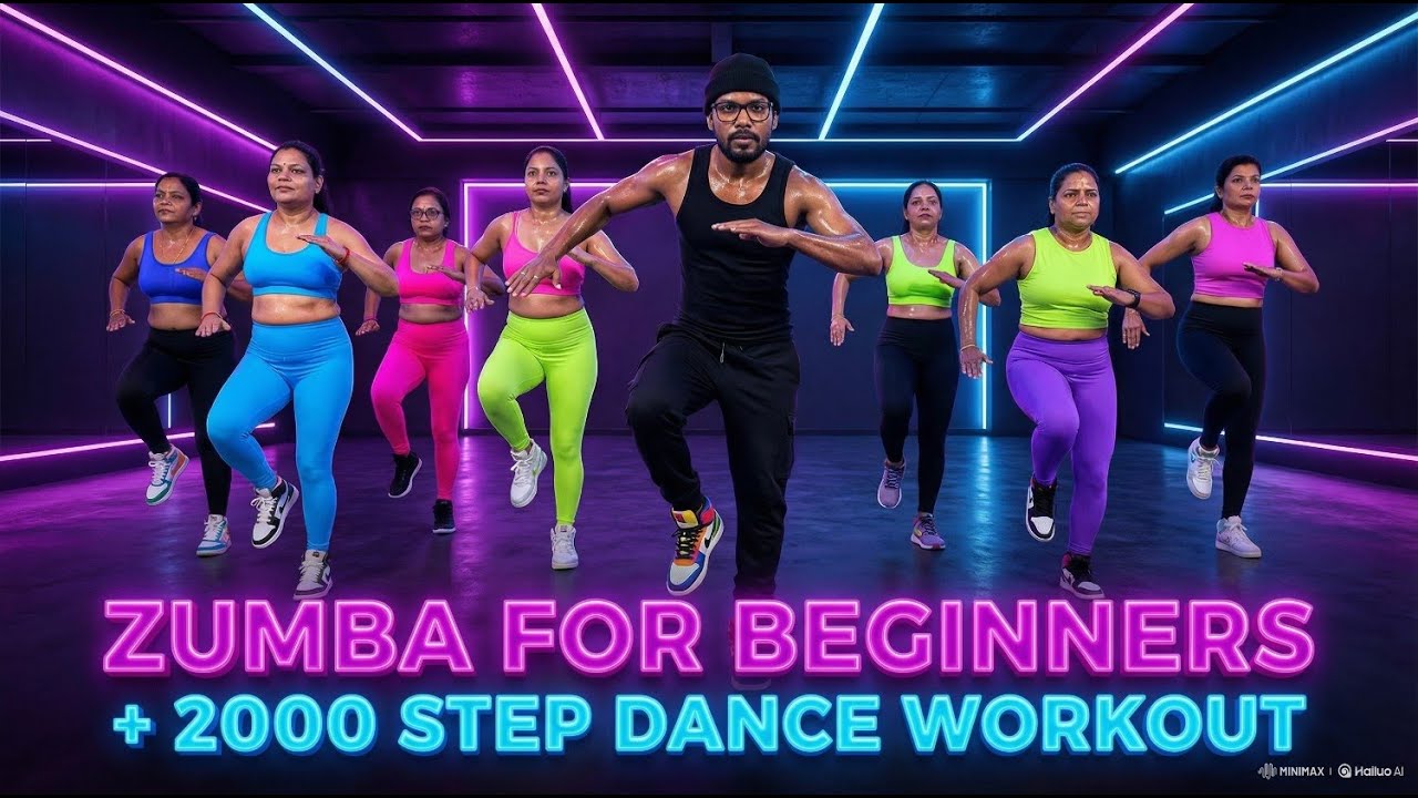 Zumba for Beginners + 2000 Step Dance Workout || NITEESH || Mayuri Dance & Fitness Academy || #2026