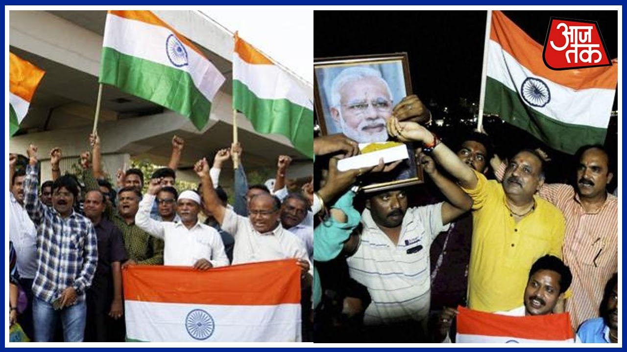 Celebrations Happening All Across The Country After India's Surgical Strike On Pakistan