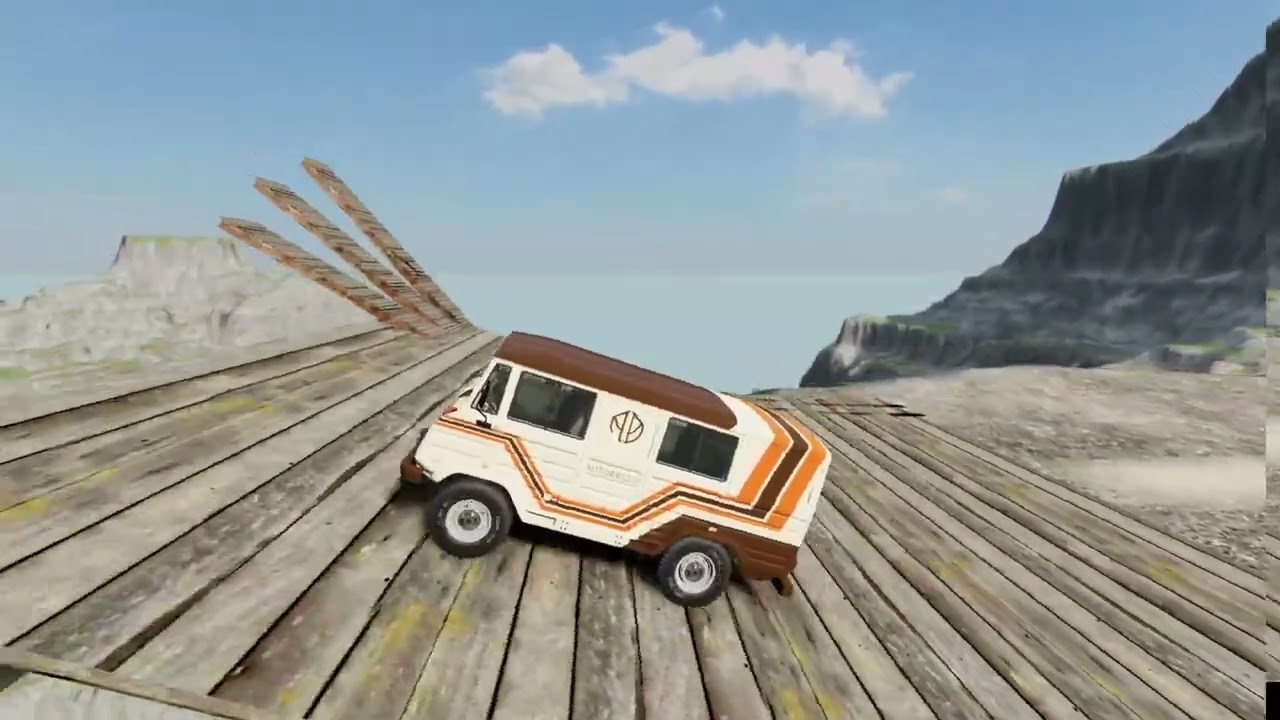 Leap of death crash #beamngdrive