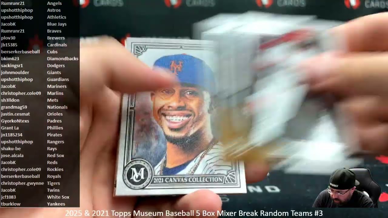 14.03.2026 Набор из 5 коробок бейсбольных карточек Topps Museum Baseball 2025 и 2021 годов, случа...