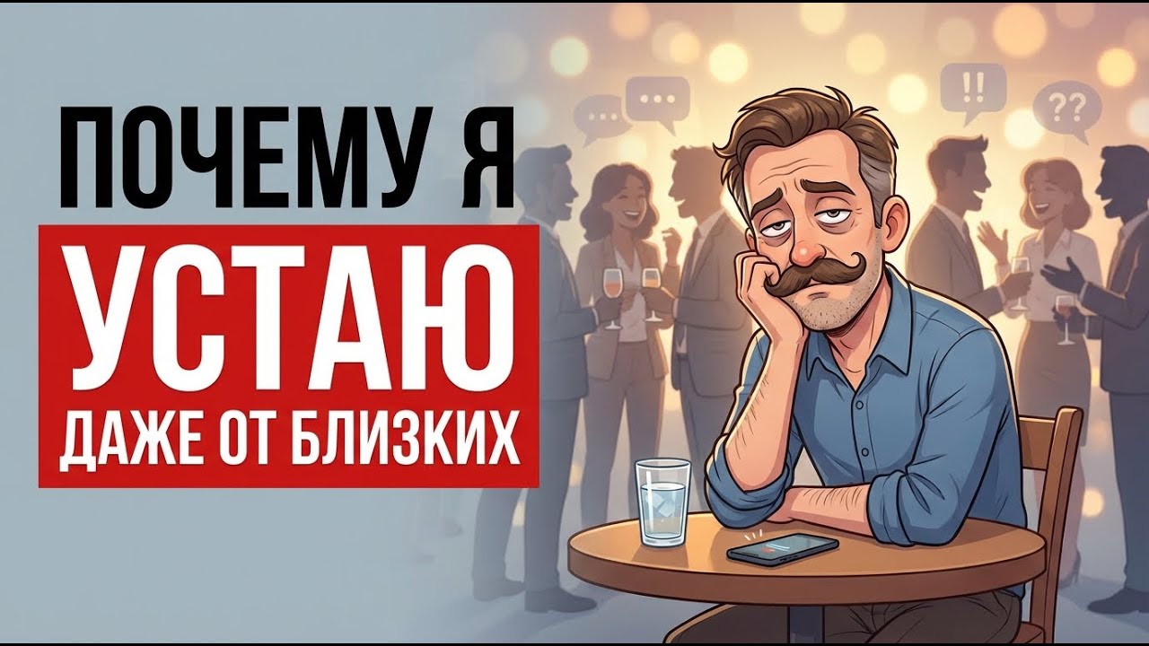 Почему я устаю от людей (даже от близких)