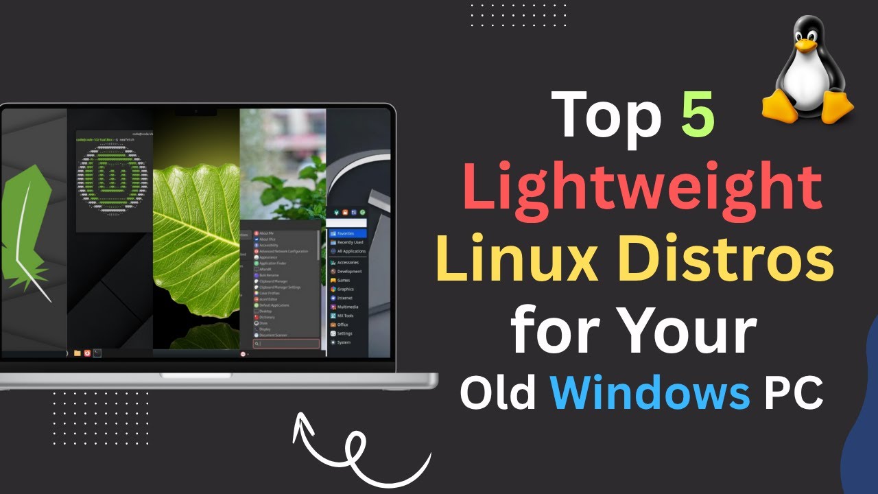 Top 5 Lightweight Linux Distros to Revive Your Old Windows PC 🚀