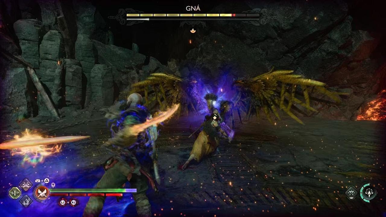 God of War Ragnarök Gna Fight Intense gameplay
