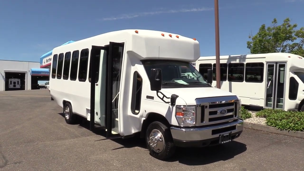2017 Ford E450 Diamond 24 Passenger Shuttle Bus – S49140 - Northwest Bus Sales