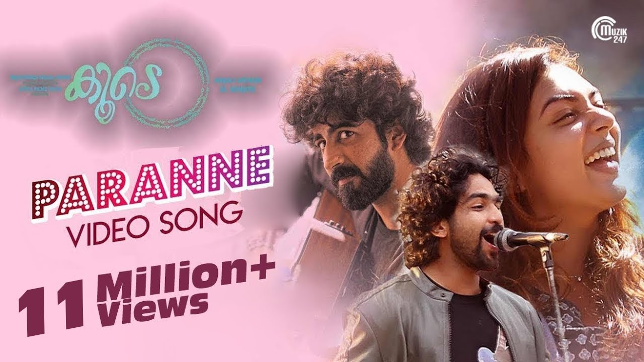 Koode | Paranne Song |Prithviraj Sukumaran,Nazriya Nazim,Parvathy|Anjali Menon|Raghu Dixit|M Renjith