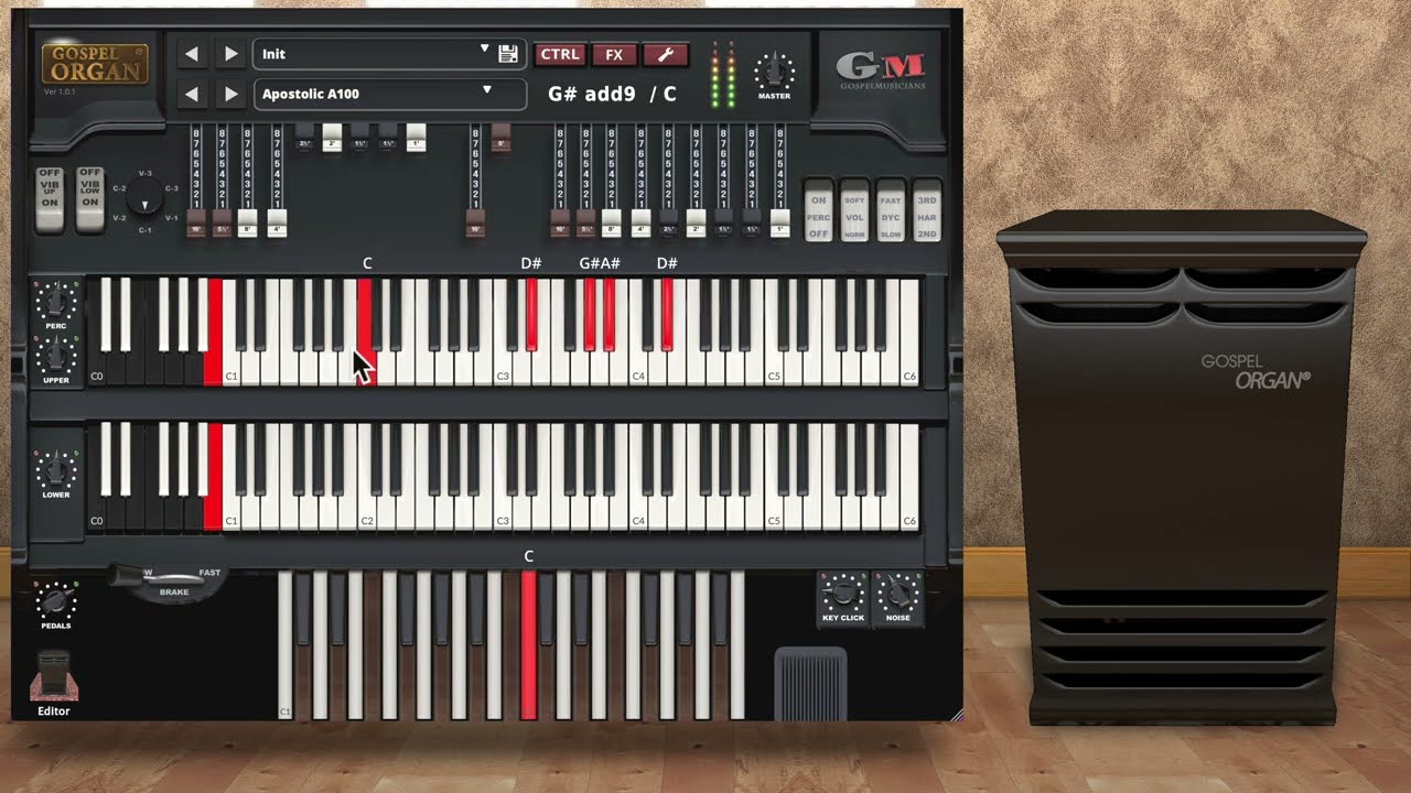 Виртуальный инструмент Gospel Organ® — новые функции 1.0.2