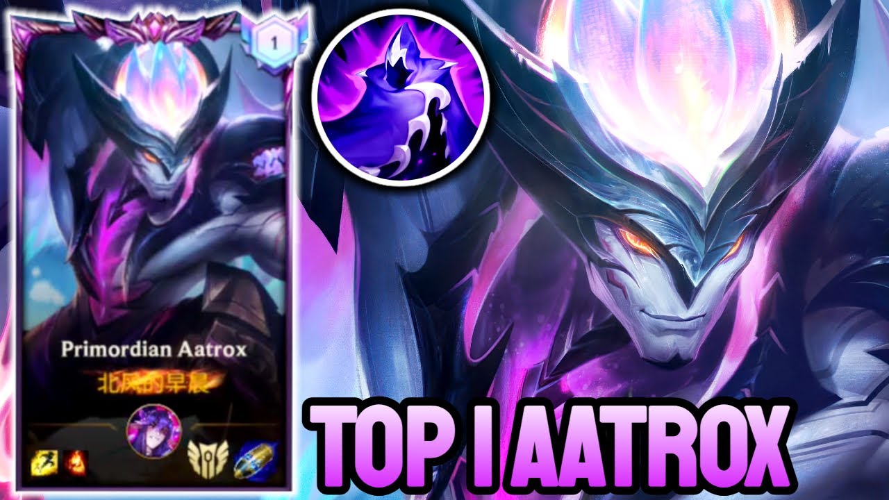 WILD RIFT AATROX - TOP 1 AATROX GAMEPLAY - MASTER RANKED