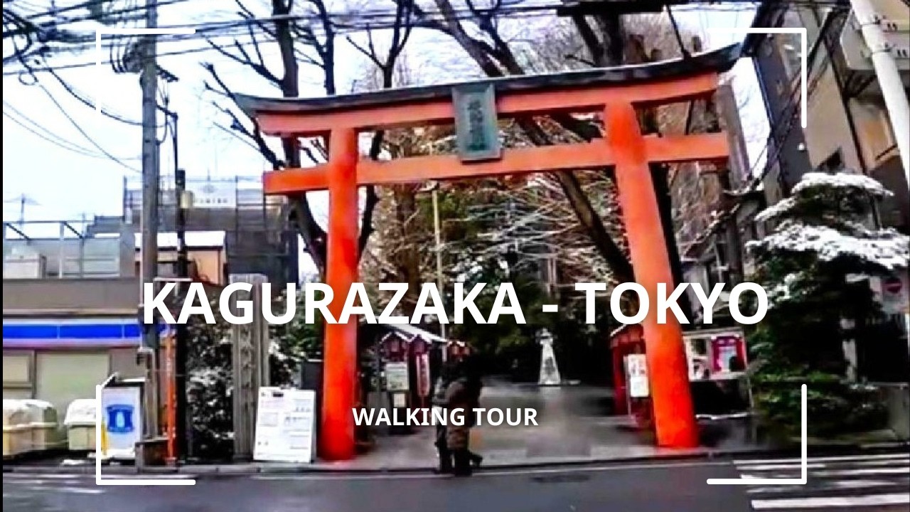 Tokyo Walking Tour | Quiet Streets of Kagurazaka (4K, No Music)